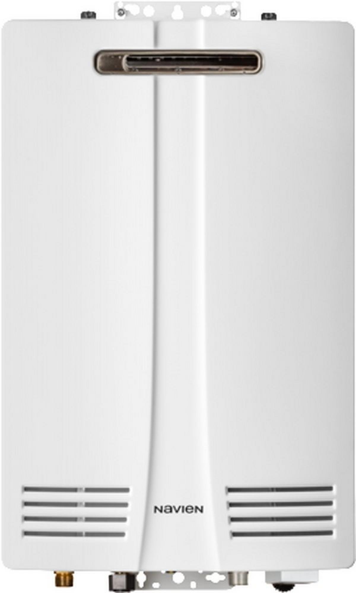 10245820-1.jpg Navien NHW-AE Series 199 MBH Outdoor Non-Condensing Natural Gas Tankless Water Heater - Image 1