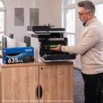 Brother - MFC-L8930CDW Color Laser All-in-One Printer with Duplex Print, Scan, Copy and Low-Cost Printing - White - Image 5