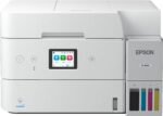 Epson - EcoTank ET-4950 Wireless All-in-One Color Supertank Inkjet Printer - White - Image 10