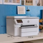 HP - OfficeJet Pro 9730 Wireless Wide Format All-in-One Inkjet Printer, Scanner, Copier, AI-Enabled with 3 Mos of Instant Ink - White - Image 7
