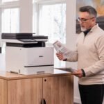 Brother - MFC-L8930CDW Color Laser All-in-One Printer with Duplex Print, Scan, Copy and Low-Cost Printing - White - Image 4