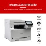 Canon - imageCLASS MF665Cdw Wireless Duplex Color All-In-One Laser Printer with Fax and 50-Sheet ADF - White - Image 2
