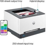 HP - LaserJet Pro 3201dw Wireless Color Laser Printer - White & Slate - Image 2