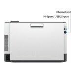 HP - LaserJet Pro 3201dw Wireless Color Laser Printer - White & Slate - Image 9
