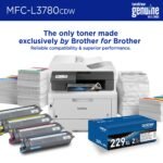 Brother - MFC-L3780CDW Wireless Digital Color All-in-One Printer with Laser Quality Output, Great for Business - White - Image 4