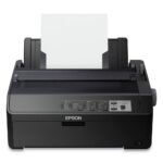 Epson - LQ-590II N 24-pin Dot Matrix Printer - Energy Star - 584 cps Mono - 8.50" Width x 11" Length - USB - Monochrome - Image 3
