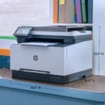 HP - LaserJet Pro MFP 3301sdw Wireless AI-Enabled Color All-in-One Laser Printer - White - Image 5