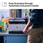 HP - LaserJet Pro MFP 3301sdw Wireless AI-Enabled Color All-in-One Laser Printer - White - Image 12