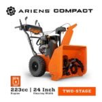Ariens Compact 24 in. 223cc Electric Start 2-Stage Self-Propelled Gas Snow Blower with Auto-Turn Steering and Headlights 920029 - Image 11