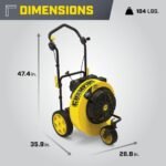 Champion Power Equipment 160 mph 224cc 1300 CFM Walk-Behind Gas Leaf Blower 201529 - Image 5