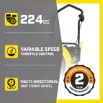 Champion Power Equipment 160 mph 224cc 1300 CFM Walk-Behind Gas Leaf Blower 201529 - Image 2