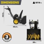 Champion Power Equipment 24 in. 209cc Electric Start 2-Stage Self-Propelled Gas Snow Blower with EZ Turn, LED Headlight and Chute Control 201327 - Image 7