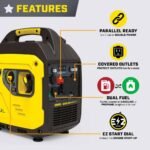 Champion Power Equipment 4500/3250-Watt Recoil Start Gasoline/Propane Powered Dual Fuel Inverter Generator with Quiet Technology and CO Shield 201531 - Image 6