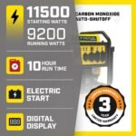 Champion Power Equipment 11,500/9200-Watt Electric Start Tri Fuel Portable Generator w/ Free 3-Year Warranty for Home Backup and Storm Prep 201412 - Image 2