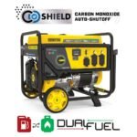 Champion Power Equipment 7850/6250-Watt Recoil Start Dual Fuel Portable Generator w/ Free 3-Year Warranty for Home Backup and Storm Prep 201463