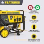 Champion Power Equipment 7850/6250-Watt Recoil Start Dual Fuel Portable Generator w/ Free 3-Year Warranty for Home Backup and Storm Prep 201463 - Image 6