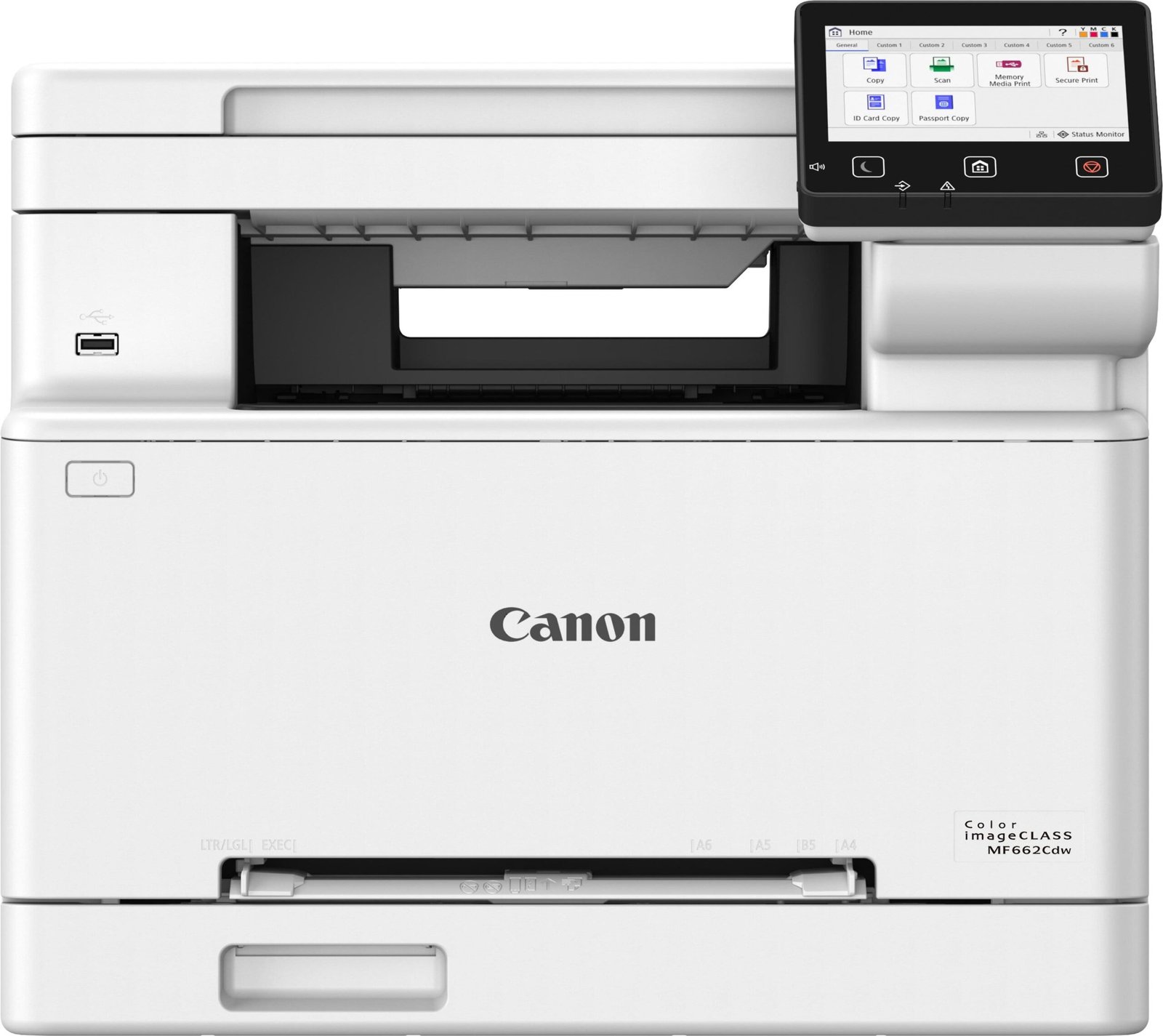 d51ae67e-d135-4a21-9218-3a52707cc211.jpg Canon - imageCLASS MF662Cdw Wireless Duplex All-In-One Color Laser Printer - White - Image 1