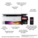 Epson - EcoTank Photo ET-8550 All-in-One Wide-format Supertank Printer - White - Image 4