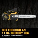DEWALT FLEXVOLT 60V MAX 14 in. Brushless Cordless Battery Powered Top Handle Chainsaw Kit with (2) 3.0 Ah Batteries and Charger DCCS674X2 - Image 4