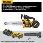 DEWALT FLEXVOLT 60V MAX 14 in. Brushless Cordless Battery Powered Top Handle Chainsaw Kit with (2) 3.0 Ah Batteries and Charger DCCS674X2 - Image 3