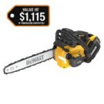 DEWALT FLEXVOLT 60V MAX 14 in. Brushless Cordless Battery Powered Top Handle Chainsaw Kit with (2) 3.0 Ah Batteries and Charger DCCS674X2 - Image 14