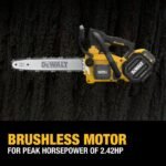 DEWALT FLEXVOLT 60V MAX 14 in. Brushless Cordless Battery Powered Top Handle Chainsaw Kit with (2) 3.0 Ah Batteries and Charger DCCS674X2 - Image 12