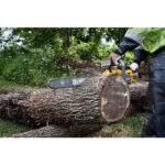 DEWALT FLEXVOLT 60V MAX 20 in. Brushless Cordless Chainsaw and Case Kit w/ (1) 5.0 Ah Battery and Charger w/ Extra 20 in. Chain DCCS677Z1WDT620 - Image 3