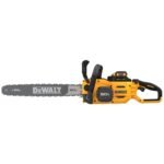 DEWALT FLEXVOLT 60V MAX 20 in. Brushless Cordless Chainsaw and Case Kit w/ (1) 5.0 Ah Battery and Charger w/ Extra 20 in. Chain DCCS677Z1WDT620