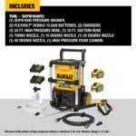 DEWALT 20V MAX 1600 PSI 1.2 GPM Cold Water Cordless Pressure Washer Kit with (2) FLEXVOLT 12 Ah Batteries and (2) Chargers DCPW1600Y2 - Image 3