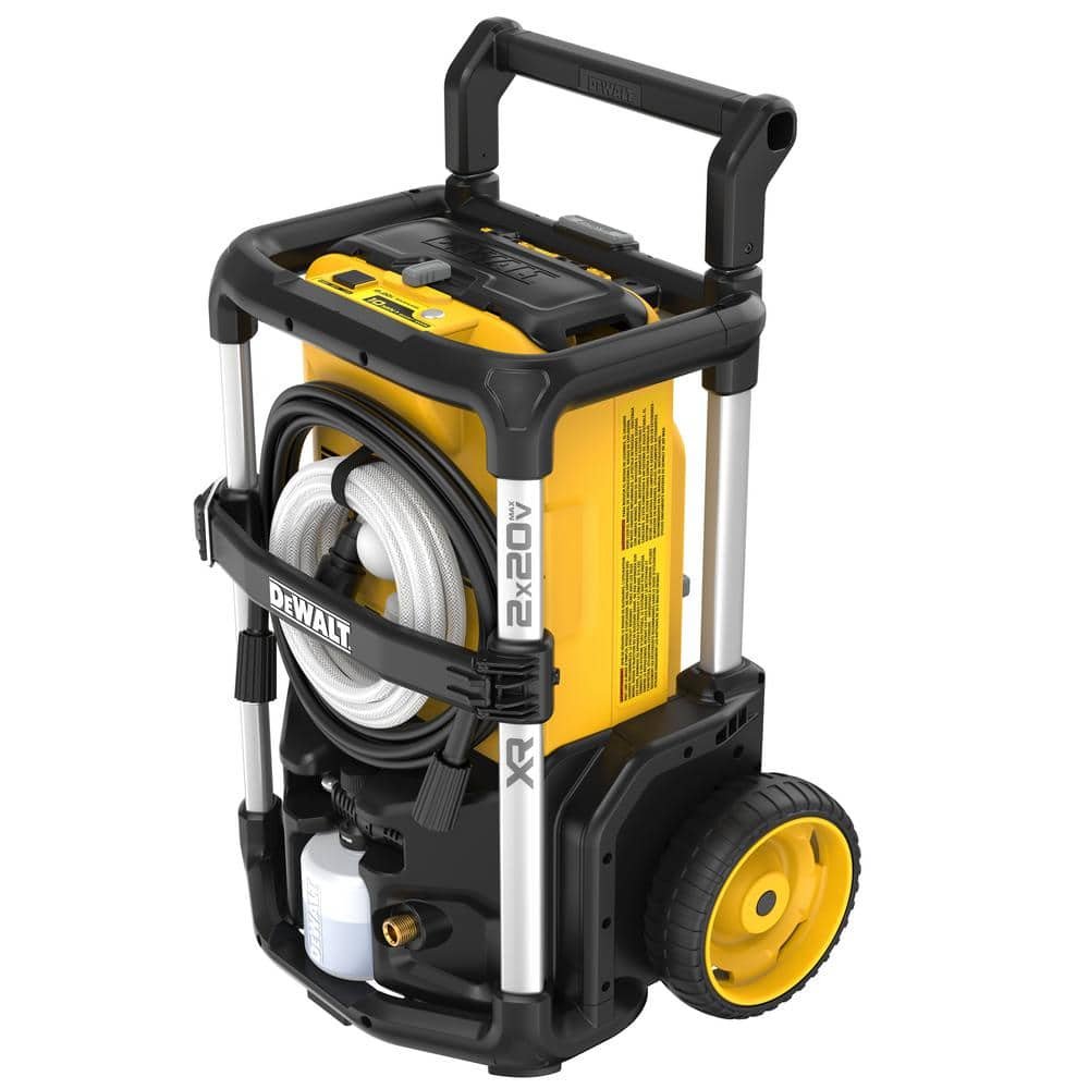 dewalt-cordless-pressure-washers-dcpw1600y2-64_1000.jpg DEWALT 20V MAX 1600 PSI 1.2 GPM Cold Water Cordless Pressure Washer Kit with (2) FLEXVOLT 12 Ah Batteries and (2) Chargers DCPW1600Y2 - Image 1