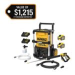 DEWALT 20V MAX 1600 PSI 1.2 GPM Cold Water Cordless Pressure Washer Kit with (2) FLEXVOLT 12 Ah Batteries and (2) Chargers DCPW1600Y2 - Image 8