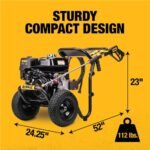 DEWALT 4000 PSI 3.5 GPM Gas Pressure Washer with Honda GX270 Engine, Heavy-Duty Commercial Cold Water Power Cleaner DXPW4035 - Image 8