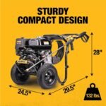 DEWALT 4400 PSI 4.0 GPM Gas Pressure Washer with Honda GX390 Engine, Heavy-Duty Commercial Cold Water Power Washer DXPW4440 - Image 8