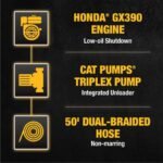DEWALT 4200 PSI 4.0 GPM Gas Pressure Washer with HONDA GX390 Engine and CAT Pump, Heavy-Duty Commercial Cold Water Power Washer DXPW60605 - Image 9