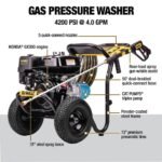 DEWALT 4200 PSI 4.0 GPM Gas Pressure Washer with HONDA GX390 Engine and CAT Pump, Heavy-Duty Commercial Cold Water Power Washer DXPW60605 - Image 2