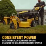 DEWALT 28 in. 224cc E-GOV Engine 3-in-1 Gas RWD Self-Propelled Lawn Mower with High Rear Wheels DW12ABW6RK039 - Image 12
