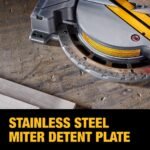 DEWALT 60V Lithium-Ion 12 in. Cordless Sliding Miter Saw (Tool Only) and 32-1/2 in. x 60 in. Rolling Miter Saw Stand DCS781BWDWX726 - Image 11