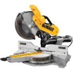 DEWALT 15 Amp Corded 12 in. Double Bevel Sliding Compound Miter Saw w/Blade Wrench, Material Clamp & Compact Miter Saw Stand DWS779WDWX724 - Image 7