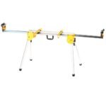 DEWALT 15 Amp Corded 12 in. Double Bevel Sliding Compound Miter Saw w/Blade Wrench, Material Clamp & Compact Miter Saw Stand DWS779WDWX724 - Image 8