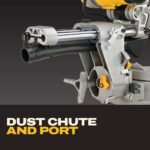 DEWALT 15 Amp Corded 12 in. Double Bevel Sliding Compound Miter Saw with XPS technology, Blade Wrench and Material Clamp DWS780 - Image 5