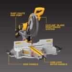 DEWALT 15 Amp Corded 12 in. Double Bevel Sliding Compound Miter Saw with XPS technology, Blade Wrench and Material Clamp DWS780 - Image 3