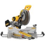 DEWALT 15 Amp Corded 12 in. Double Bevel Sliding Compound Miter Saw with XPS technology, Blade Wrench and Material Clamp DWS780 - Image 16