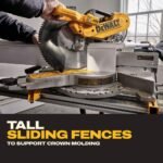 DEWALT 15 Amp Corded 12 in. Double Bevel Sliding Compound Miter Saw with XPS technology, Blade Wrench and Material Clamp DWS780 - Image 7