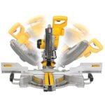 DEWALT 15 Amp Corded 12 in. Double Bevel Sliding Compound Miter Saw with XPS technology, Blade Wrench and Material Clamp DWS780 - Image 8