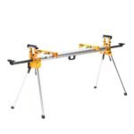 DEWALT 15 Amp Corded 12 in. Double Bevel Sliding Compound Miter Saw and Heavy Duty Miter Saw Stand with Wrench & Material Clamp DWS780WDWX723 - Image 10