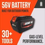ECHO 56V 195 MPH 795 CFM Cordless Battery Backpack Blower w/Tube Throttle and (2) 5.0Ah Batteries and Dual Port Charger DPB-5800TD2-2 - Image 11