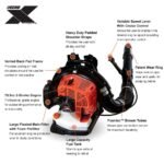 ECHO 240 MPH 835 CFM 79.9cc Gas 2-Stroke X Series Backpack Leaf Blower with Tube-Mounted Throttle PB-7910T - Image 8