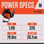 ECHO 220 MPH 1110 CFM 79.9 cc Gas 2-Stroke X Series Backpack Blower with Hip-Mounted Throttle PB-9010H - Image 2