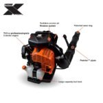 ECHO 220 MPH 1110 CFM 79.9 cc Gas 2-Stroke X Series Backpack Blower with Tube-Mounted Throttle PB-9010T - Image 12