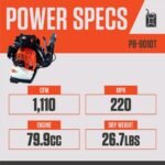 ECHO 220 MPH 1110 CFM 79.9 cc Gas 2-Stroke X Series Backpack Blower with Tube-Mounted Throttle PB-9010T - Image 2